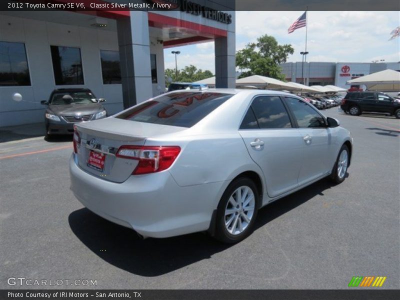 Classic Silver Metallic / Ivory 2012 Toyota Camry SE V6