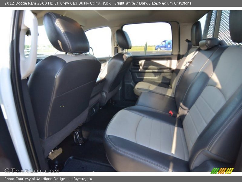 Bright White / Dark Slate/Medium Graystone 2012 Dodge Ram 3500 HD ST Crew Cab Dually Utility Truck
