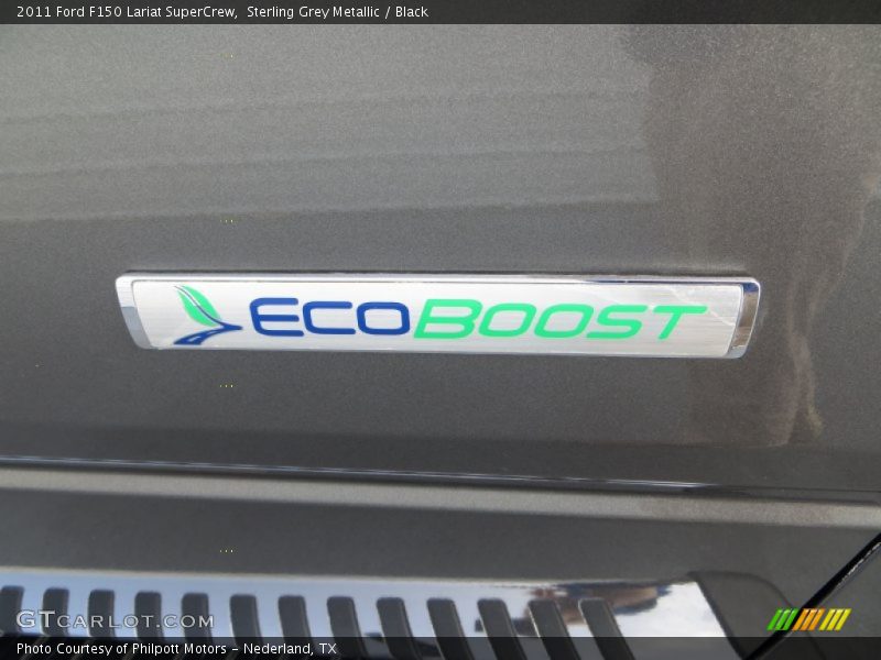 Sterling Grey Metallic / Black 2011 Ford F150 Lariat SuperCrew