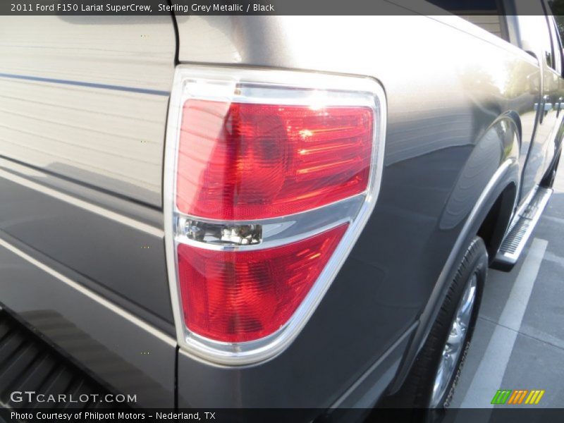 Sterling Grey Metallic / Black 2011 Ford F150 Lariat SuperCrew