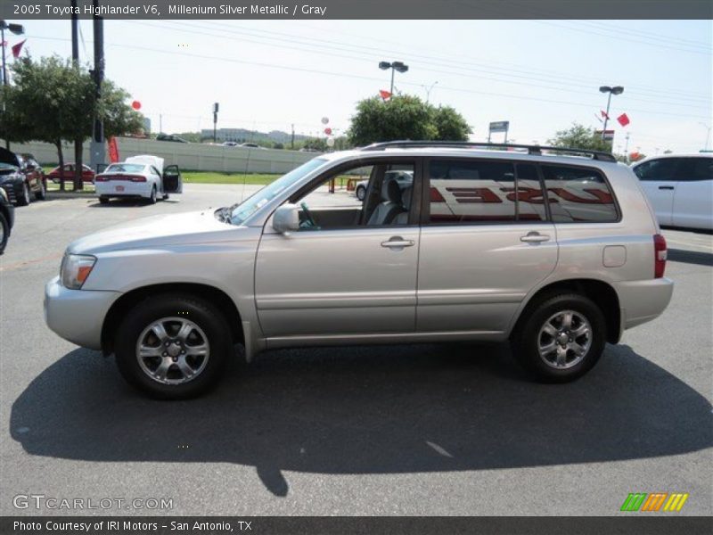 Millenium Silver Metallic / Gray 2005 Toyota Highlander V6