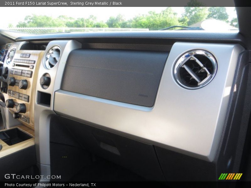 Sterling Grey Metallic / Black 2011 Ford F150 Lariat SuperCrew