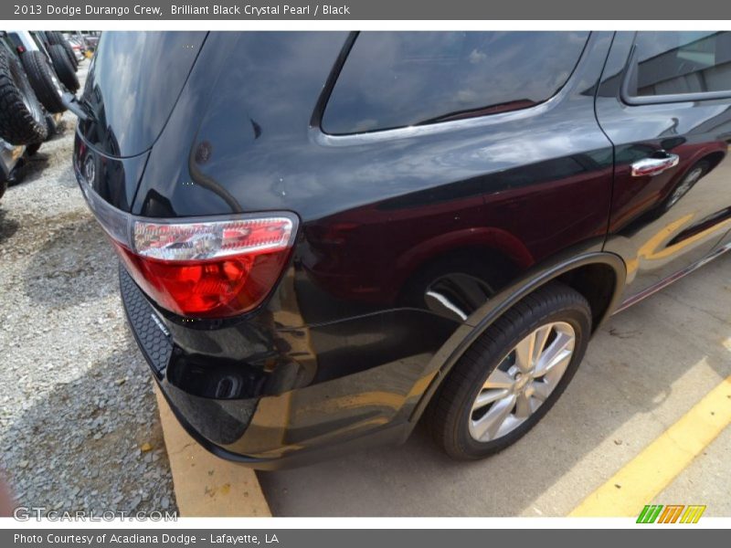 Brilliant Black Crystal Pearl / Black 2013 Dodge Durango Crew