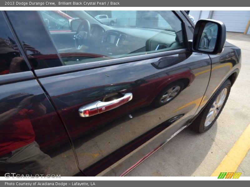 Brilliant Black Crystal Pearl / Black 2013 Dodge Durango Crew