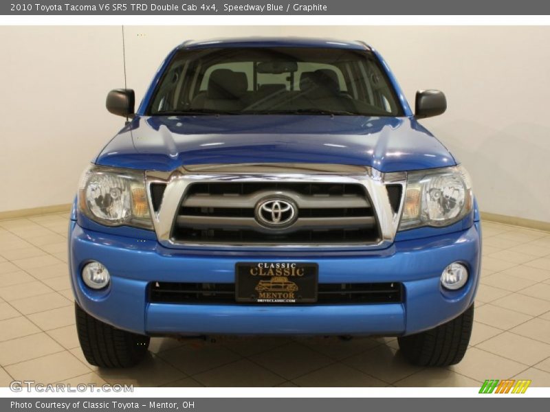 Speedway Blue / Graphite 2010 Toyota Tacoma V6 SR5 TRD Double Cab 4x4