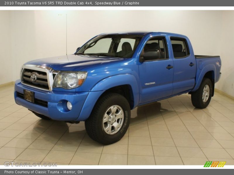 Speedway Blue / Graphite 2010 Toyota Tacoma V6 SR5 TRD Double Cab 4x4