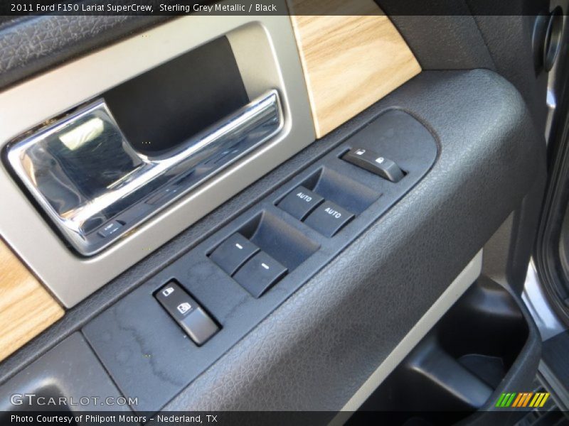 Sterling Grey Metallic / Black 2011 Ford F150 Lariat SuperCrew