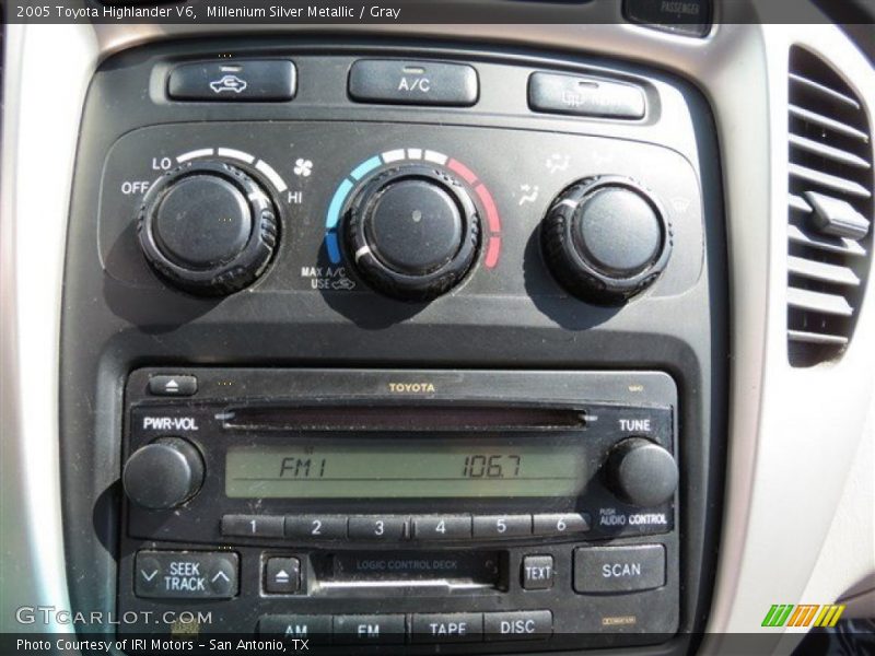 Millenium Silver Metallic / Gray 2005 Toyota Highlander V6