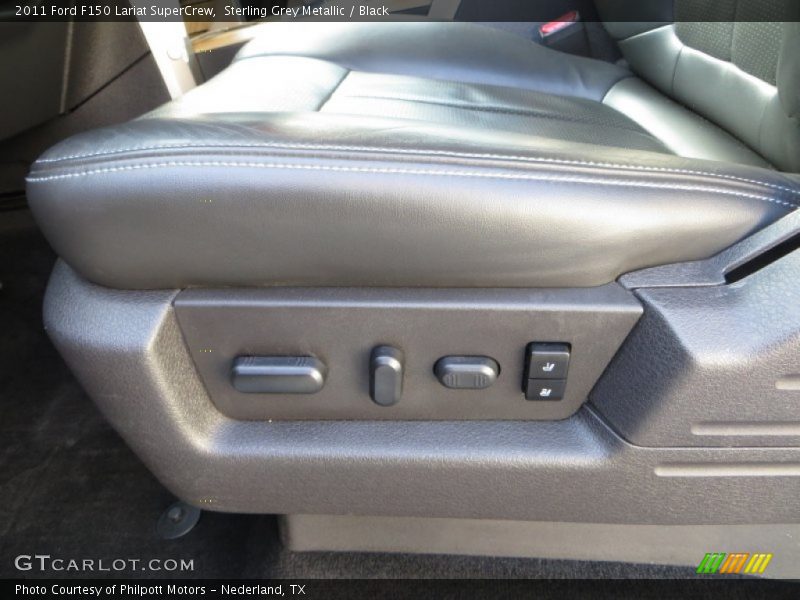 Sterling Grey Metallic / Black 2011 Ford F150 Lariat SuperCrew
