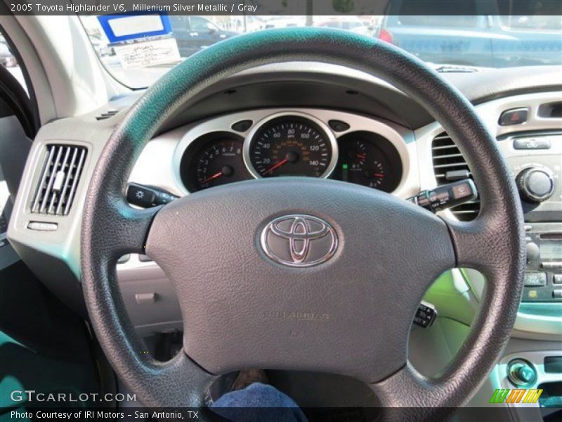 Millenium Silver Metallic / Gray 2005 Toyota Highlander V6