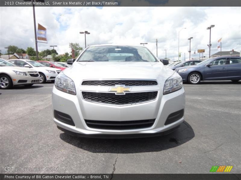 Silver Ice Metallic / Jet Black/Titanium 2013 Chevrolet Malibu LS