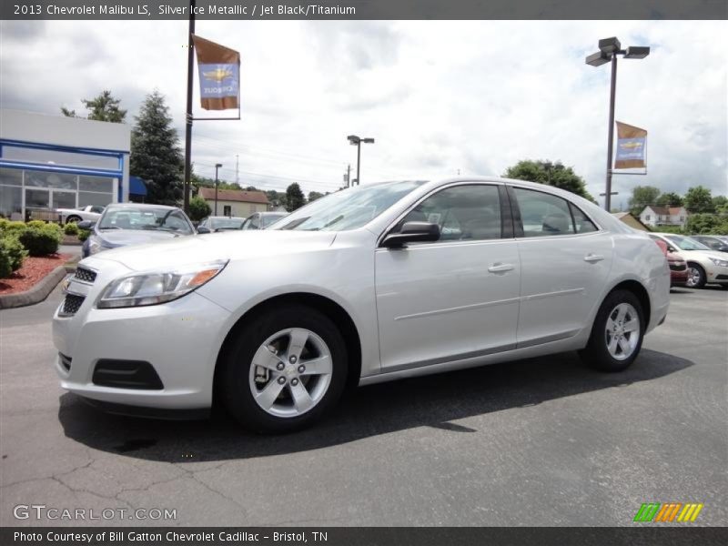 Silver Ice Metallic / Jet Black/Titanium 2013 Chevrolet Malibu LS