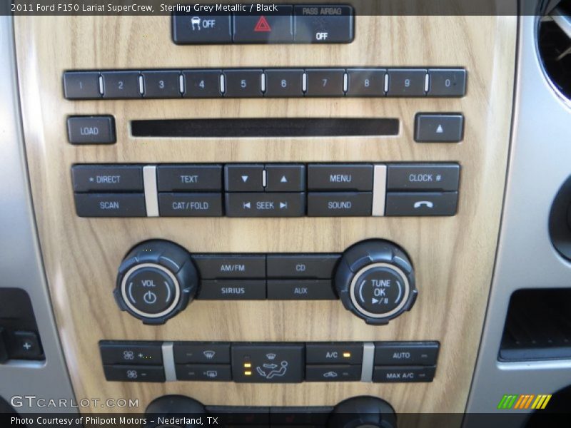Sterling Grey Metallic / Black 2011 Ford F150 Lariat SuperCrew