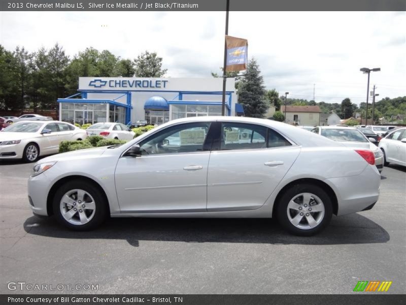 Silver Ice Metallic / Jet Black/Titanium 2013 Chevrolet Malibu LS