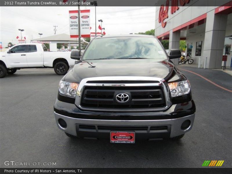 Black / Sand Beige 2012 Toyota Tundra CrewMax