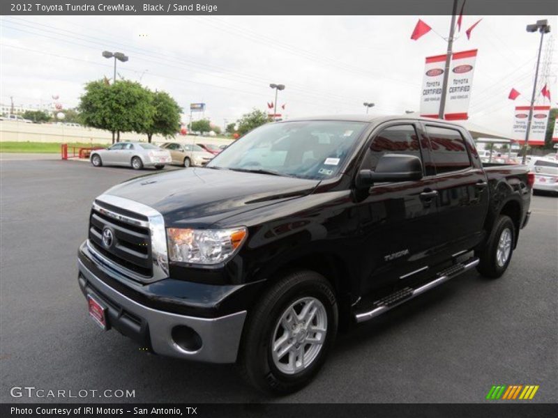 Black / Sand Beige 2012 Toyota Tundra CrewMax