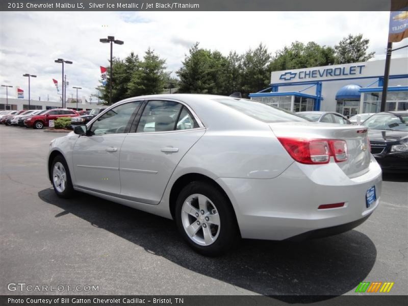 Silver Ice Metallic / Jet Black/Titanium 2013 Chevrolet Malibu LS