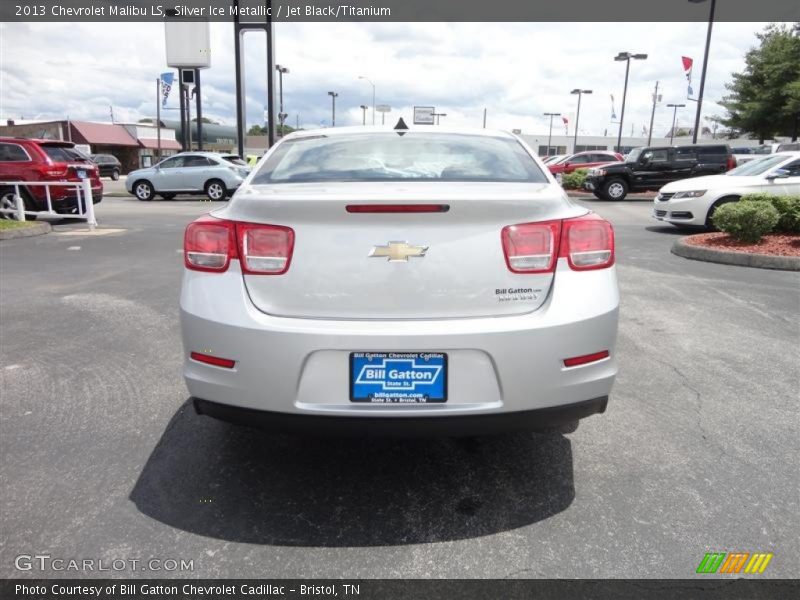 Silver Ice Metallic / Jet Black/Titanium 2013 Chevrolet Malibu LS