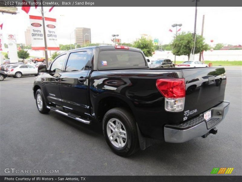 Black / Sand Beige 2012 Toyota Tundra CrewMax
