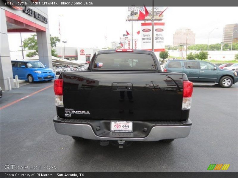 Black / Sand Beige 2012 Toyota Tundra CrewMax