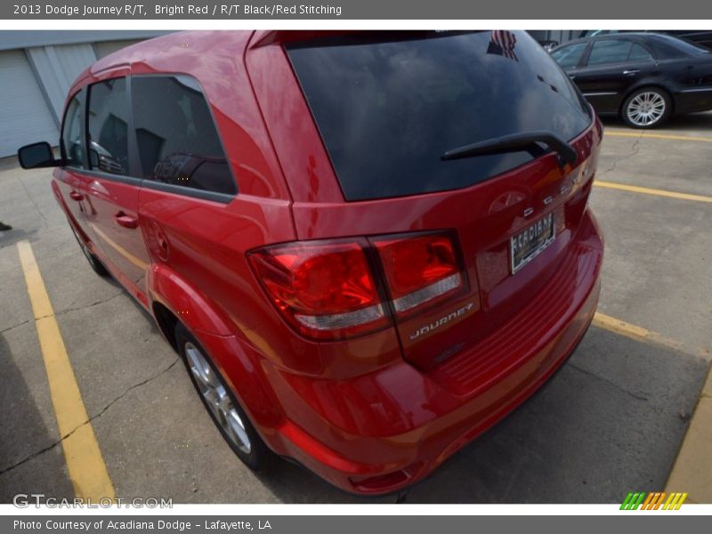 Bright Red / R/T Black/Red Stitching 2013 Dodge Journey R/T