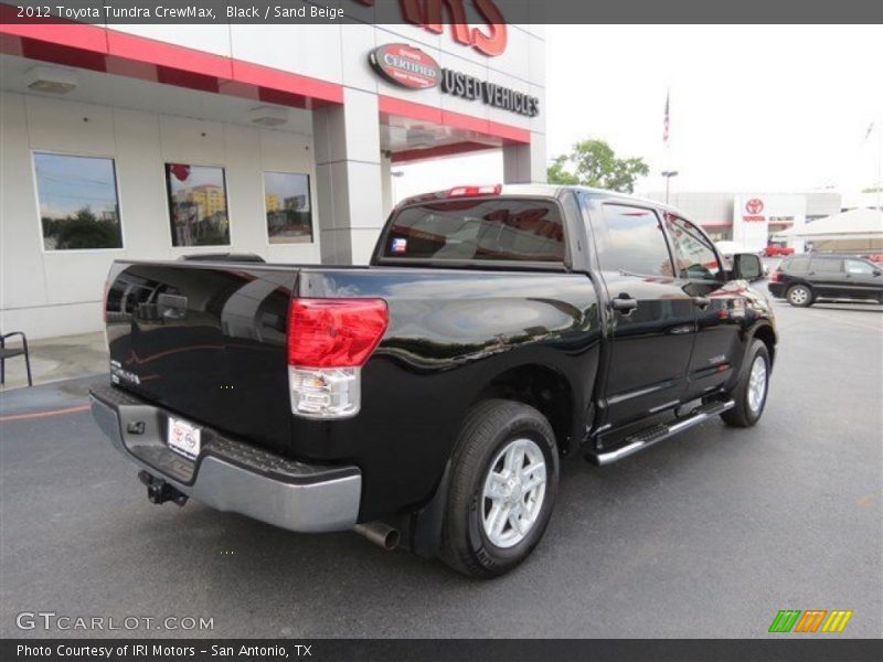 Black / Sand Beige 2012 Toyota Tundra CrewMax