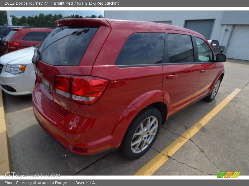 Bright Red / R/T Black/Red Stitching 2013 Dodge Journey R/T