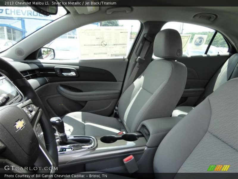 Silver Ice Metallic / Jet Black/Titanium 2013 Chevrolet Malibu LS