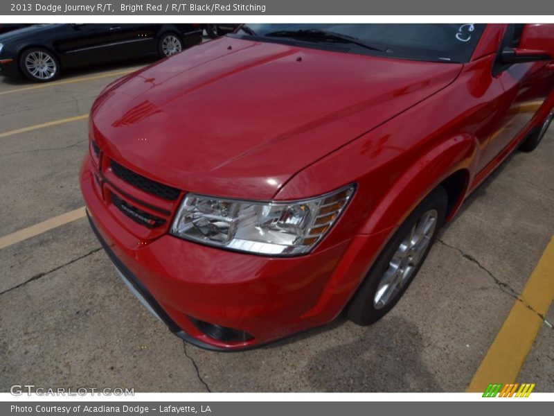 Bright Red / R/T Black/Red Stitching 2013 Dodge Journey R/T