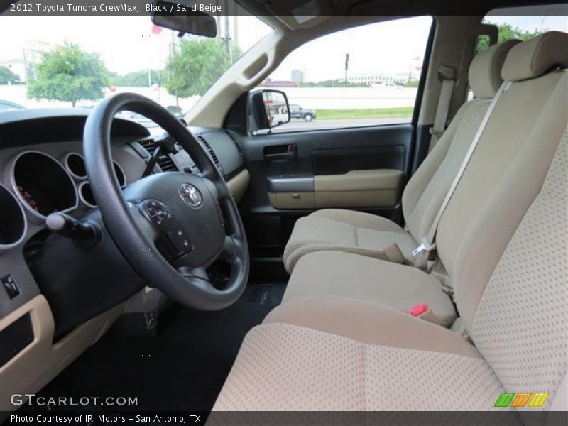 Black / Sand Beige 2012 Toyota Tundra CrewMax