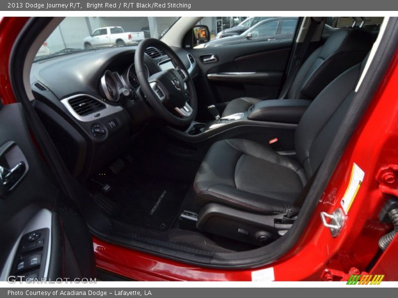 Bright Red / R/T Black/Red Stitching 2013 Dodge Journey R/T