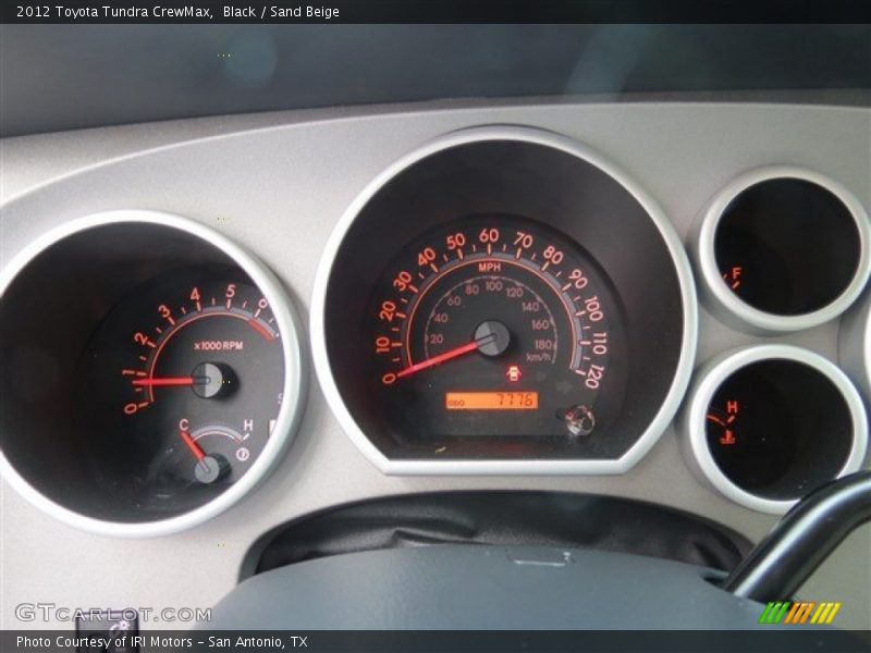 Black / Sand Beige 2012 Toyota Tundra CrewMax