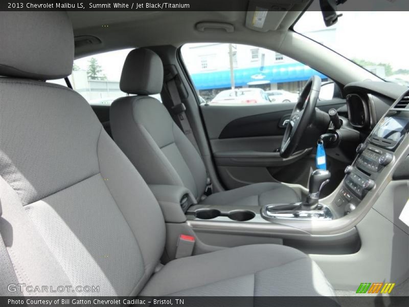 Summit White / Jet Black/Titanium 2013 Chevrolet Malibu LS