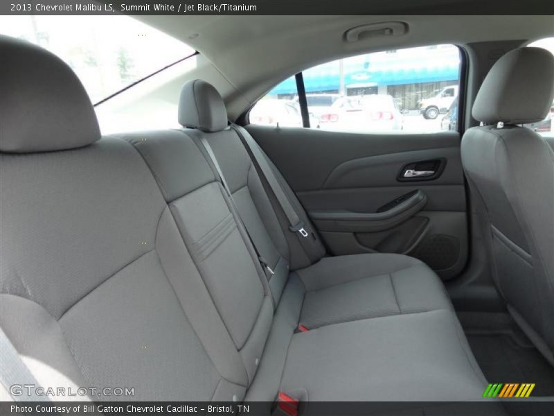 Summit White / Jet Black/Titanium 2013 Chevrolet Malibu LS