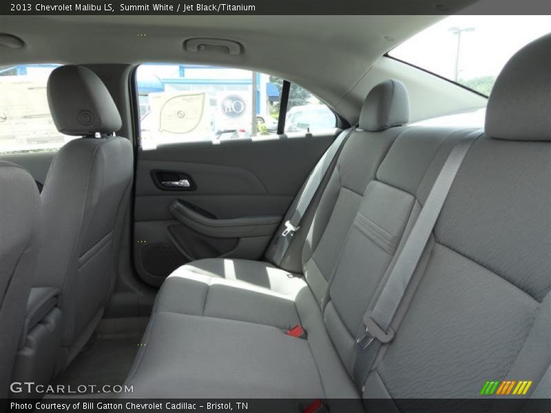 Summit White / Jet Black/Titanium 2013 Chevrolet Malibu LS