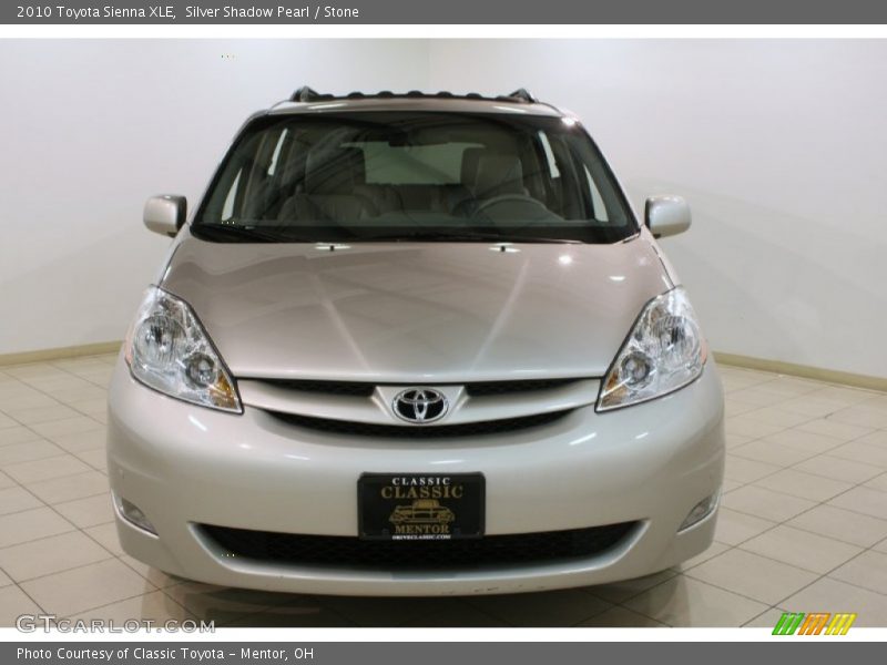 Silver Shadow Pearl / Stone 2010 Toyota Sienna XLE