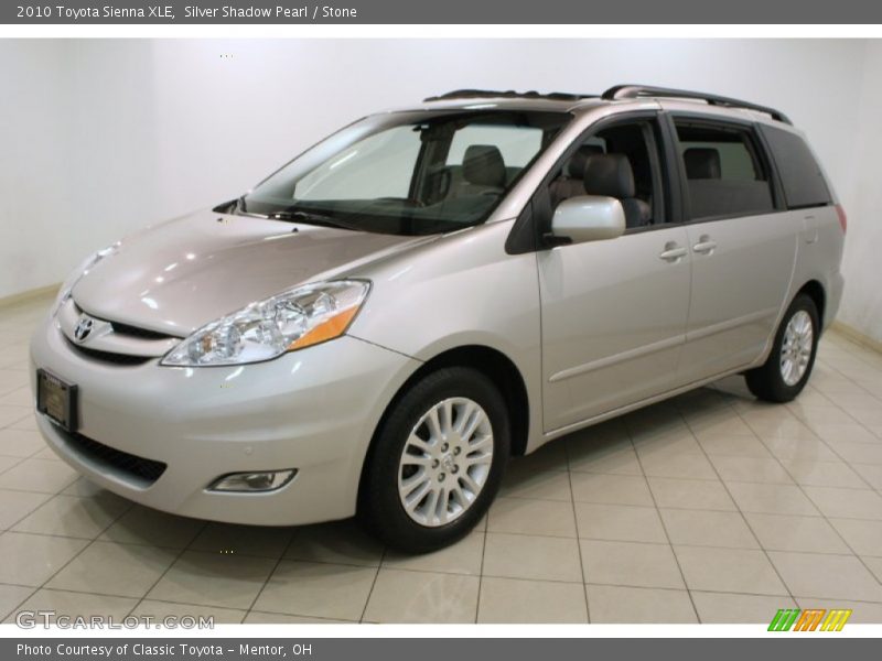 Silver Shadow Pearl / Stone 2010 Toyota Sienna XLE