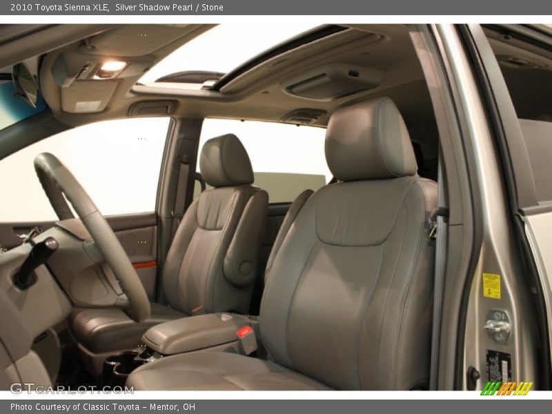 Silver Shadow Pearl / Stone 2010 Toyota Sienna XLE