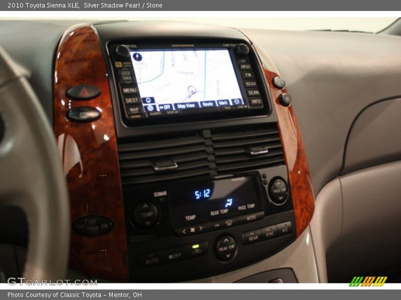 Silver Shadow Pearl / Stone 2010 Toyota Sienna XLE