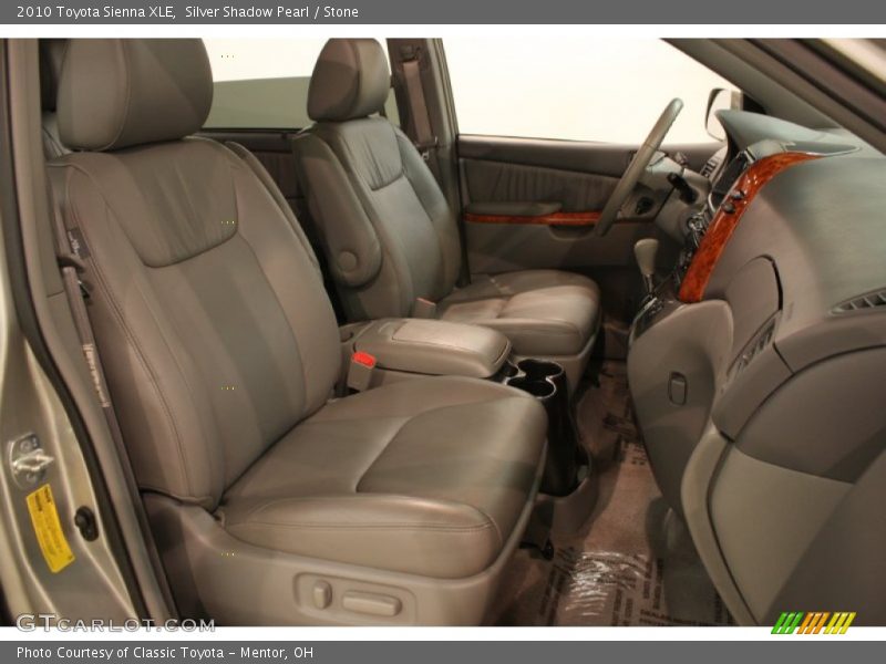 Silver Shadow Pearl / Stone 2010 Toyota Sienna XLE