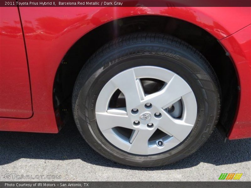 Barcelona Red Metallic / Dark Gray 2011 Toyota Prius Hybrid II