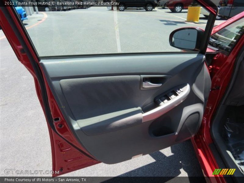 Barcelona Red Metallic / Dark Gray 2011 Toyota Prius Hybrid II
