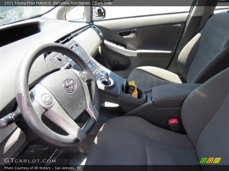Barcelona Red Metallic / Dark Gray 2011 Toyota Prius Hybrid II