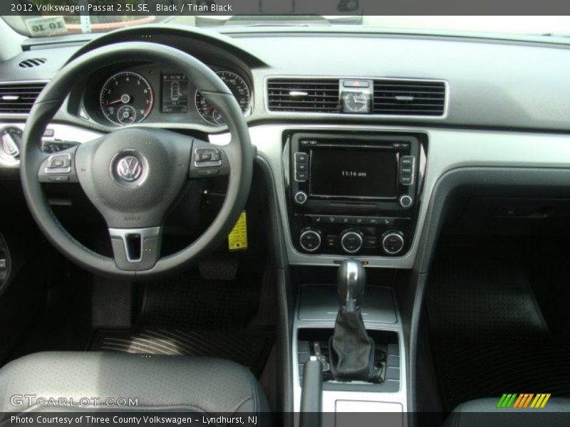 Black / Titan Black 2012 Volkswagen Passat 2.5L SE