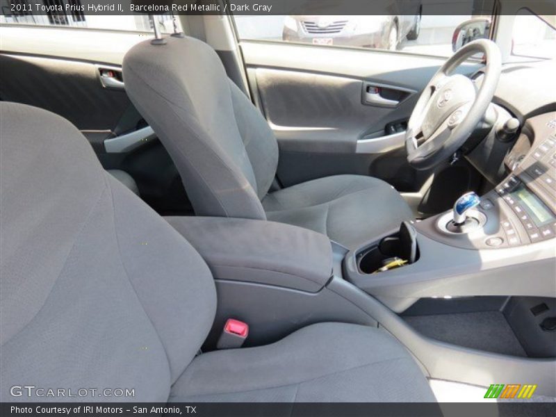 Barcelona Red Metallic / Dark Gray 2011 Toyota Prius Hybrid II