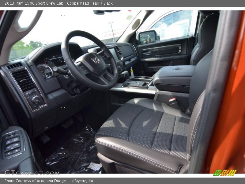  2013 1500 Sport Crew Cab Black Interior