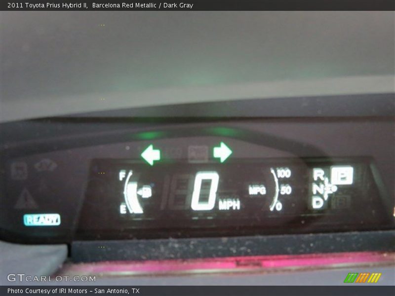Barcelona Red Metallic / Dark Gray 2011 Toyota Prius Hybrid II