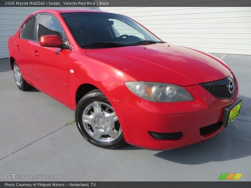 Velocity Red Mica / Black 2006 Mazda MAZDA3 i Sedan
