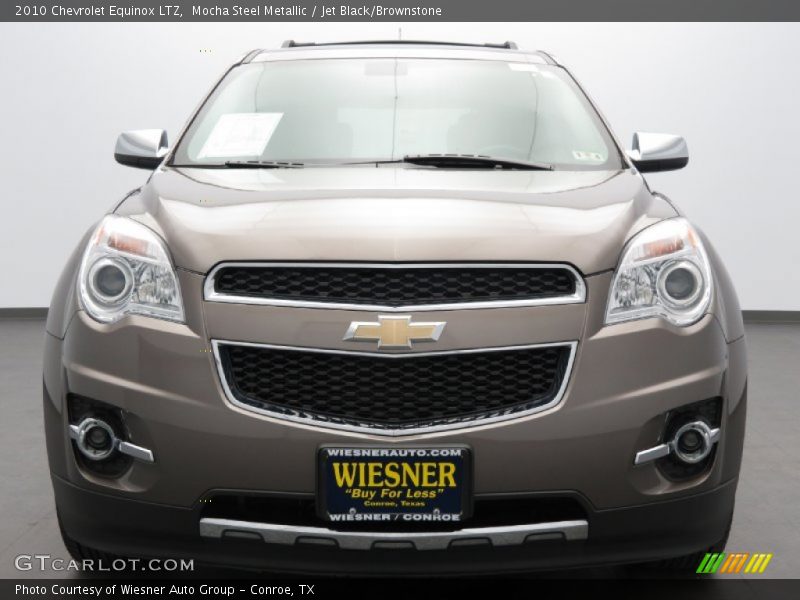 Mocha Steel Metallic / Jet Black/Brownstone 2010 Chevrolet Equinox LTZ
