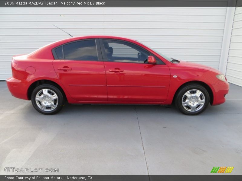 Velocity Red Mica / Black 2006 Mazda MAZDA3 i Sedan